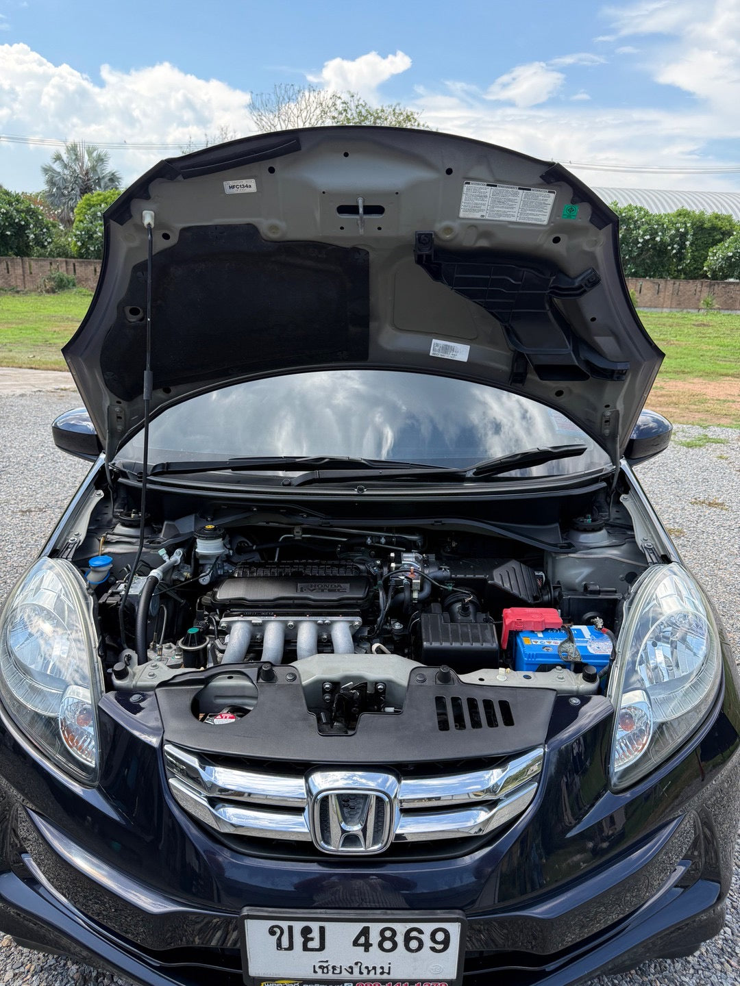 Honda brio AMAZE 1.2V i-vtec A/T AIRBAG ABS A/T(เกียร์ออโต้) ปี 2013/2556